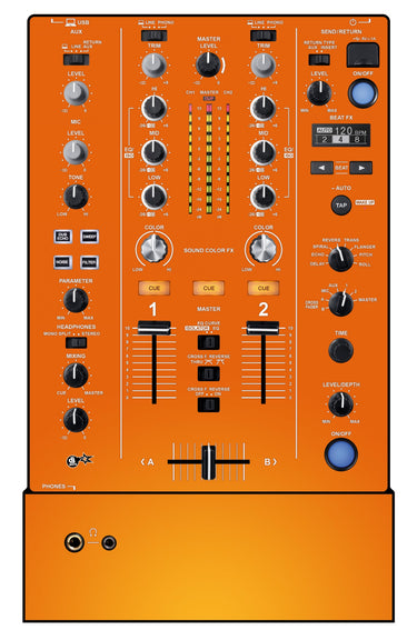 Pioneer DJ DJM 450 Skin Sunset